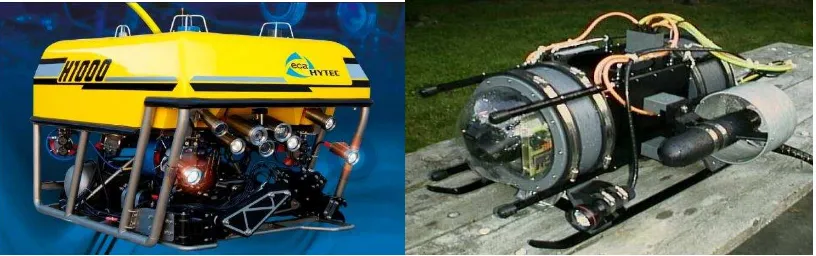 Figure 2.1: Example of ROV used in nowadays 