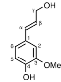 Gambar 2.7 Struktur molekul lignin [8] 