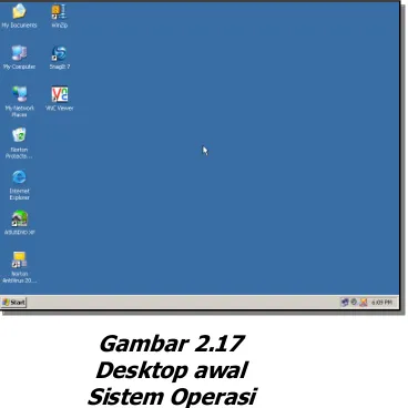 Gambar 2.17 Desktop awal  