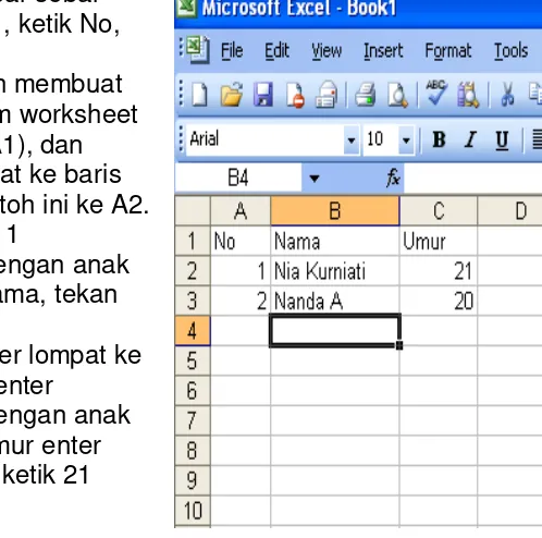 Gambar 4.1. Tampilan Hasil Masukan Data 