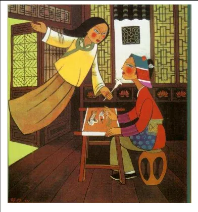Gambar 19. Annunciation Karya He Qi (China) 