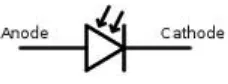 Gambar 2.11 Simbol Photodioda.[9] 