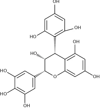 Gambar 1. 3,7,3’,4’,-tetrahydroxyl-5-methyl flavon (Surnani, 2007) 