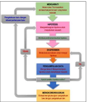 Gambar 3. Diagram Proses Metode Scientifik-Eksperimen Ilmiah 