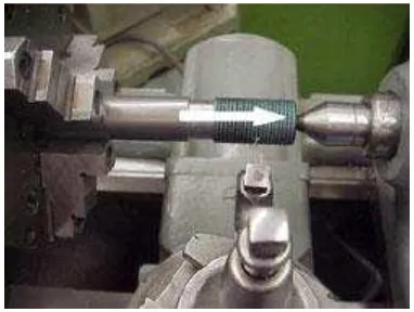 Figure 1.2: Rolling machine in fabricating screw. 