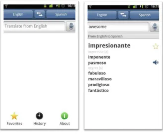 Figure 2.2 : iTranslate Application 