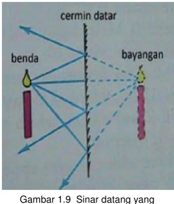 Gambar 1.9  Sinar datang yang 