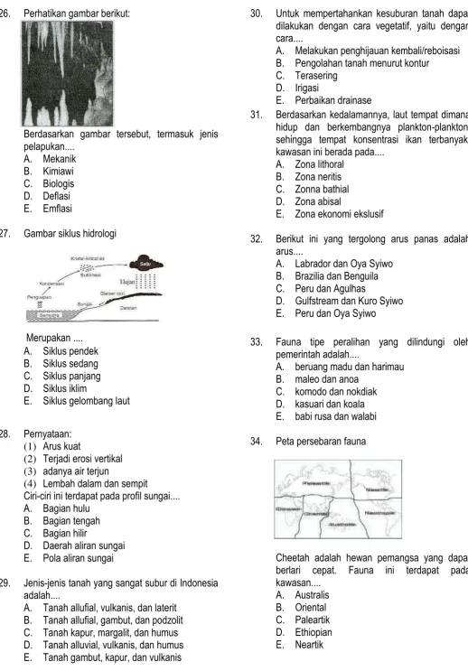 Gambar siklus hidrologi 