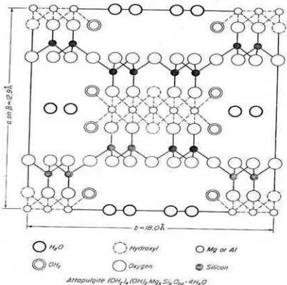 Gambar 4. Struktur atapulgit (Grim, 1989) 