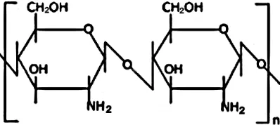 Gambar 2.4 Struktur Polimer Kitosan 