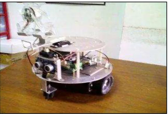 Figure 2.3: Fire Fighting Robot made by Mikron123 [7]. 