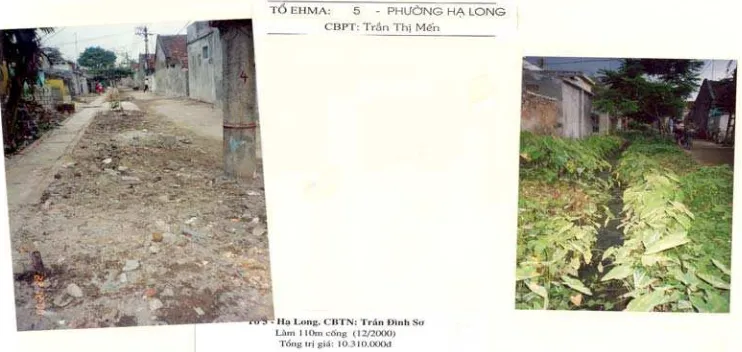 Figure 2: 110m of culvert was constructed at a cost $660 