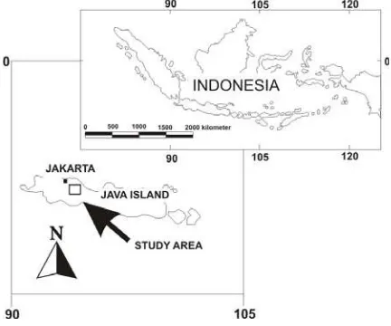 Fig. 1 Study area located at West Java, Indonesia 