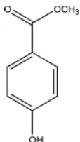 Gambar 3. Rumus Struktur Methyl paraben 