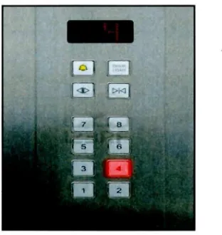 Figure 1.1 : Elevator panel buttons 