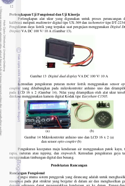 Gambar 13  Digital dual display VA DC 100 V/ 10 A 