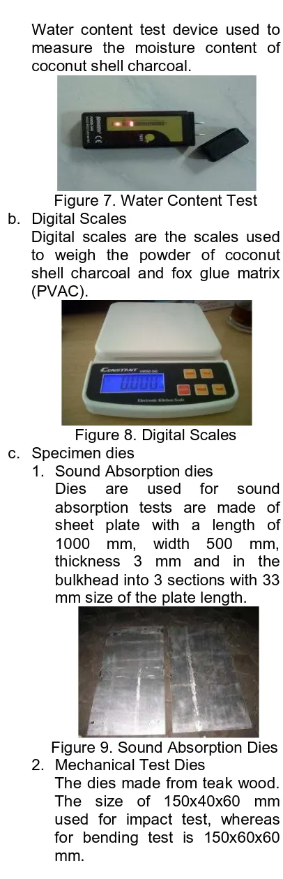 Figure 7. Water Content Test  b. Digital Scales 