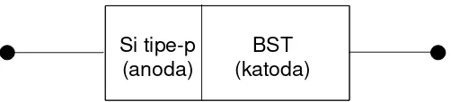 Gambar 8. Sambungan p-n pada fotodioda BST 