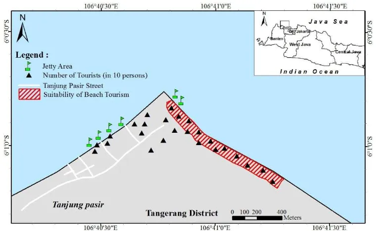 Tabel 8  Hasil pengukuran karakteristik Pantai Tanjung Pasir  