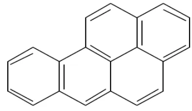 Gambar 1.  Struktur Benzo (α) pyren (Mugianton, 2010) 