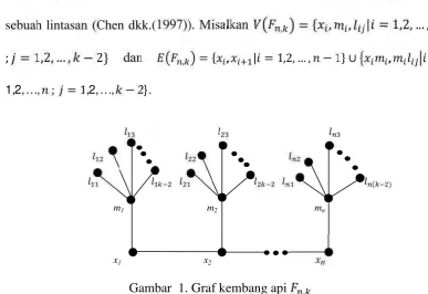 Gambar  1. Graf kembang api