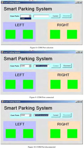 Figure 8: COM Port selection 
