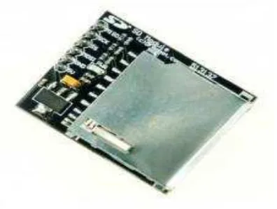 Gambar 2.8 Modul SD-Card Sumber : Datasheet Arduino (Radioncs) 