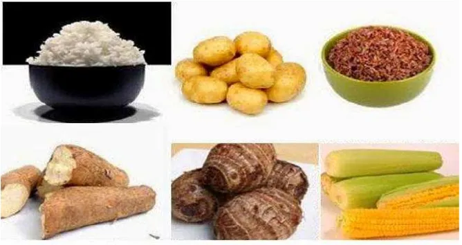 Gambar 1. Makanan Sumber karbohidrat(Sumber: nuhealsci, 2016)`