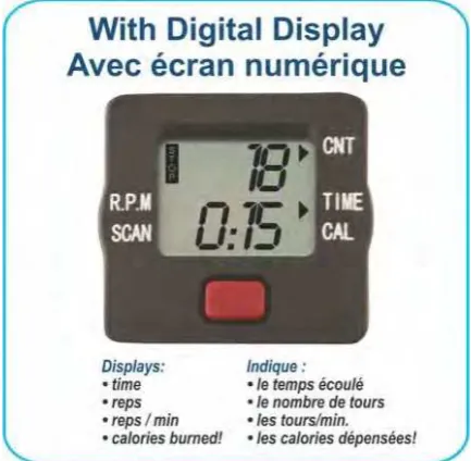 Figure 2.3: Carex Pedal Exerciser with digital display[6]. 