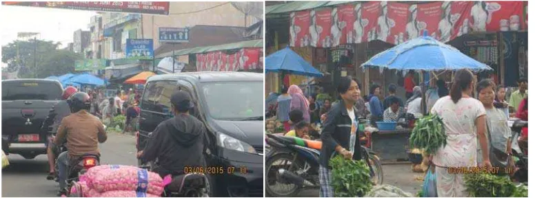 Gambar IV.1. Keadaan Pasar Dwikora di Pagi Hari 