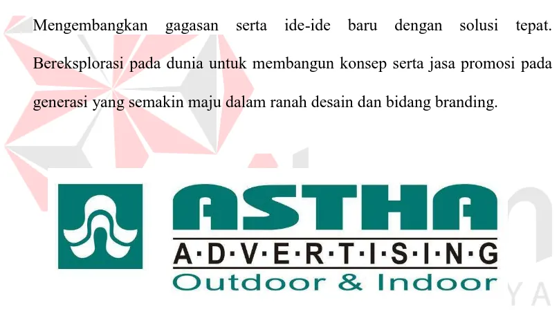 Gambar 2.1 Logo Astha Advertising (Sumber : Google.com) 