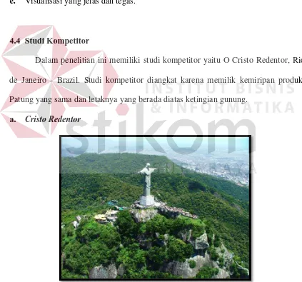 Gambar 4.3 O Cristo Redentor Brazil Sumber : http://www.icmbio.gov.br 