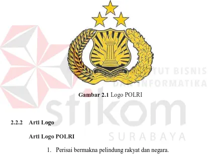 Gambar 2.1 Logo POLRI 