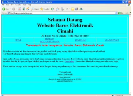 Gambar 3 Tampilan Website