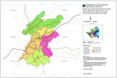 Gambar 1: Peta Administrasi Kota Metro 