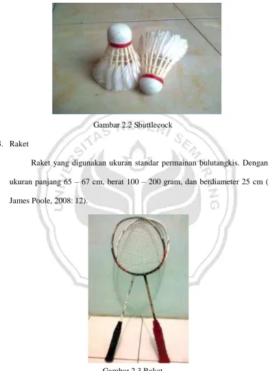 Gambar 2.2 Shuttlecock 