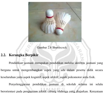Gambar 2.8 Shuttlecock 