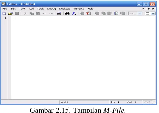 Gambar 2.15. Tampilan M-File. 