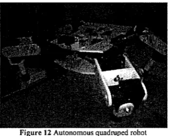 Figure 12 Autonomous quadruped robot 