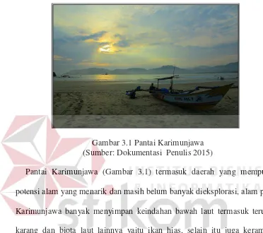 Gambar 3.1 Pantai Karimunjawa 