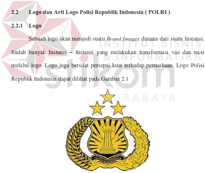 Gambar 2.1 Logo Polisi Republik Indonesia 