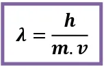 Gambar 7. Persamaan Gelombang de Broglie (Novita, 2012) 