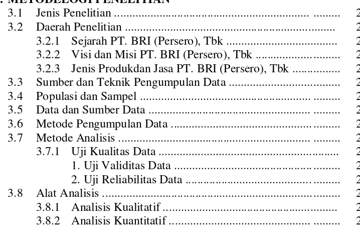 Gambaran Umum Responden ........................................... ......... 