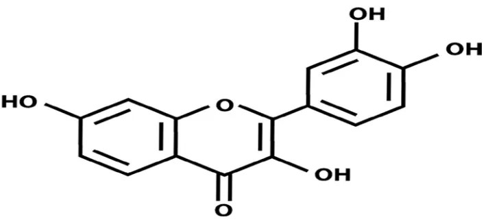 Gambar 2.1 Struktur dasar flavonoid (Robinson, 1995)  