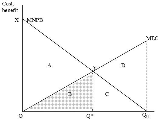 Gambar 5.   Definisi Ekonomi Eksternalitas yang Optimal 