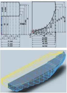 Figure 4: 3D Structural System of Bollard Pull Harbour Tug  Figure 4: 3D Structural System of Bollard Pull Harbour Tug