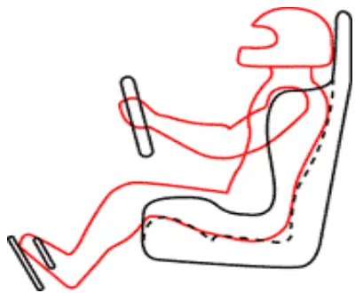 Figure 1.4 : Sitting position on street car [3] 