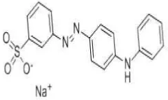 Gambar 2.1. Struktur Kimia Metanil Yellow 