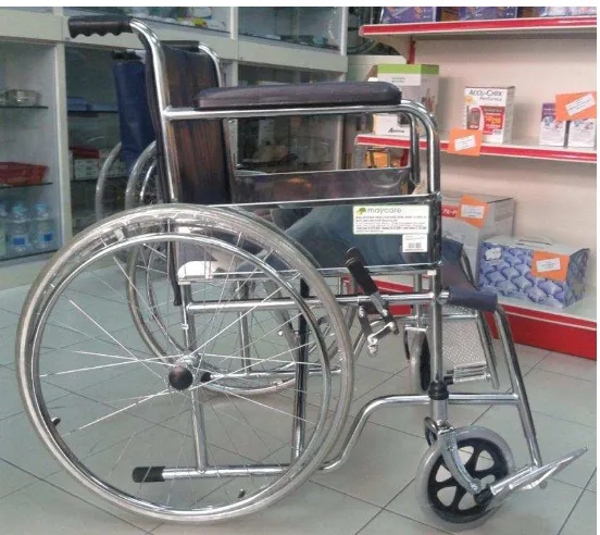 Figure 1.1: FOSHAN Standard Wheelchair 18" 