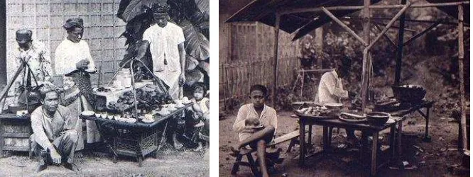 Gambar 2: Produk vernakular sebagai pendukung convivial society di Indonesia (Sumber: http://images.djawatempodoeloe.multiply.com, 2012) 